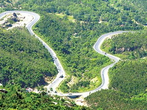 A view of Ca Mountain Pass between Phu Yen and Khanh Hoa Provinces.(Photo:SGGP)
